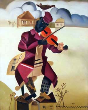 1432-T2 | 50cm x 61cm | musicien 